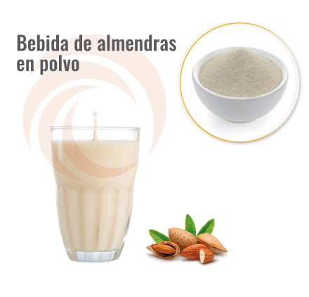 Bebida de almendras en polvo