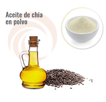 Aceite de chia en polvo