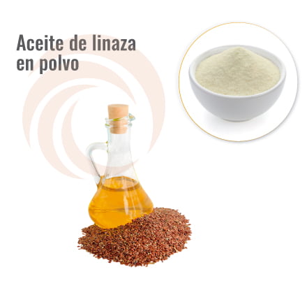 Aceite de linaza en polvo