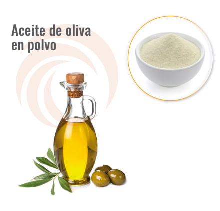 Aceite de oliva en polvo