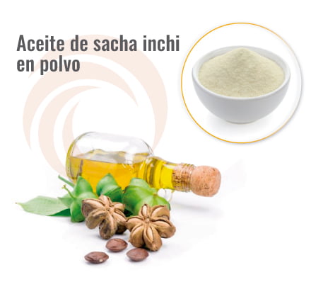 Aceite de sacha inchi en polvo