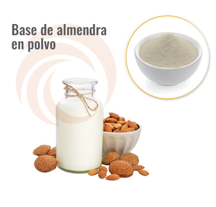 Base de almendras en polvo