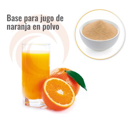 Base para jugo de naranja en polvo