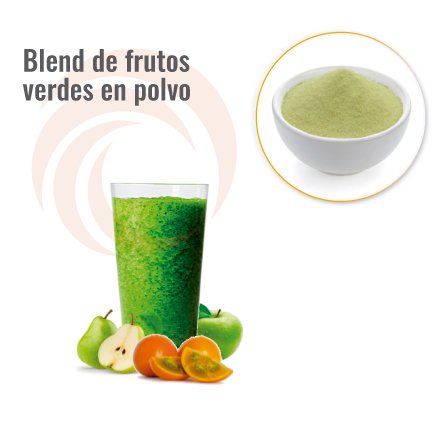 Blend de frutos verdes en polvo