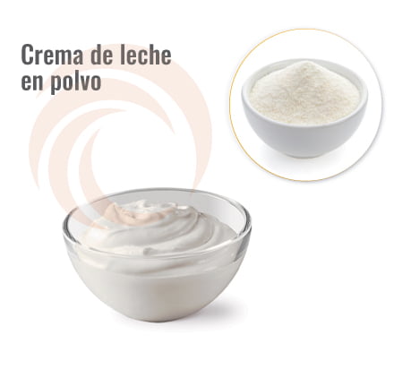 Crema de leche en polvo