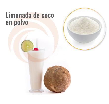 Limonada de coco en polvo